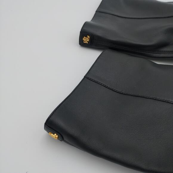 Lauren Ralph Lauren Mid Calf Nappa Leather Boot Size 8 NEW - Picture 8 of 9